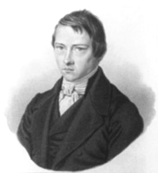 Portrait of Johannes Rebmann, the first European to report seeing Mount Kilimanjaro in 1848