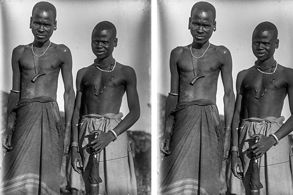 Members of the Pare tribe from the southeastern Kilimanjaro region, dressed in traditional clothing